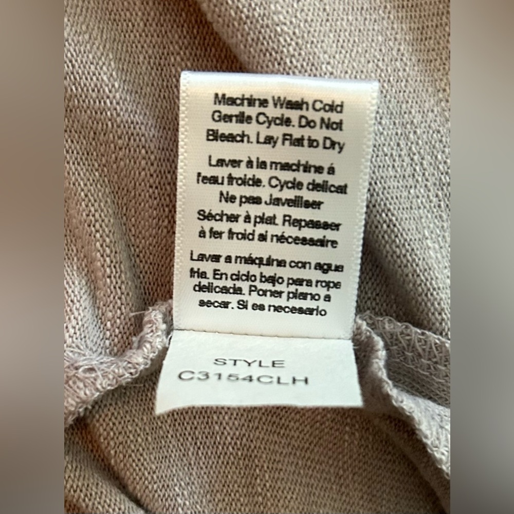 NWT Laila Jayde Light/Stitch Fix Grey Long Hooded Open Duster/ Cardigan, Size S - Picture 15 of 16